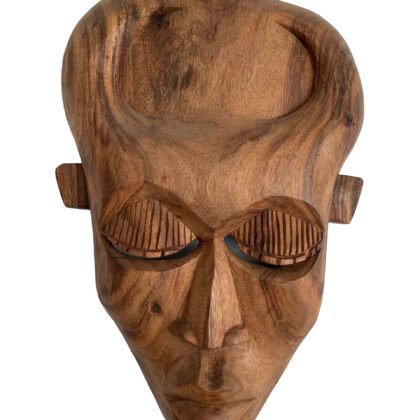 Horns, Ghana hand carved mask