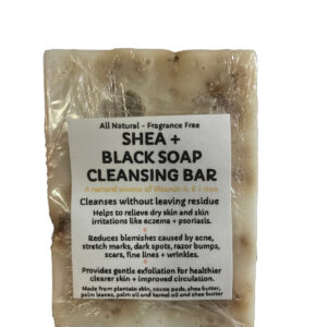 Shea and Black Soap Bar